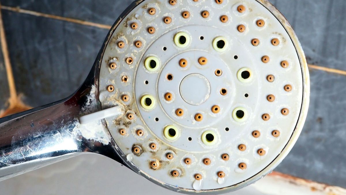 Domowy sposób na kamień na słuchawce prysznicowej