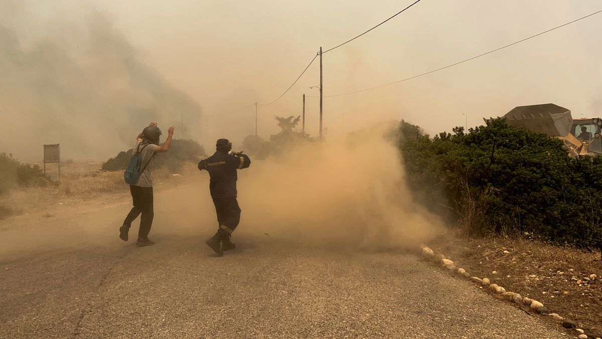 Zdjęcie poglądowe - pożary w Grecji