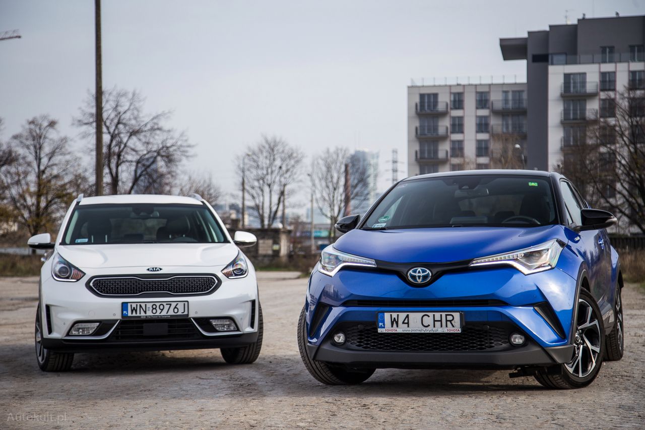 Pojedynek hybrydowych crossoverów z Dalekiego Wschodu: Kia Niro vs Toyota C-HR