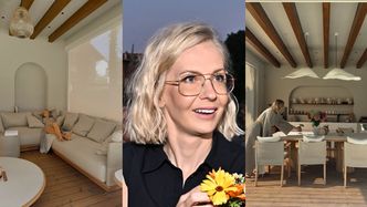 Edyta Pazura prezentuje LUKSUSOWY taras: wielkie kanapy, zewnętrzna kuchnia z jadalnią, jacuzzi