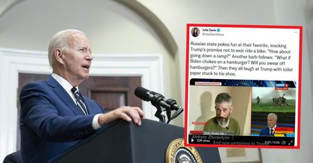 Kolejne niewybredne żarty rosyjskiej propagandy. Uderzyli w prezydentów USA