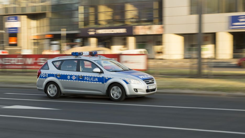 Policja radiowóz interwencja pościg