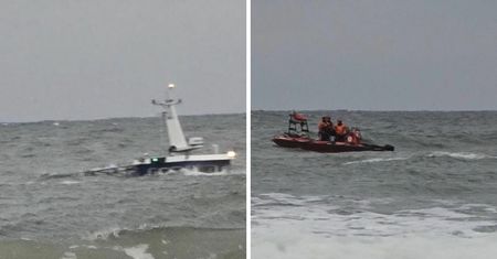 Akcja ratunkowa na Bałtyku. Fale wyrzuciły nieprzytomnego na brzeg