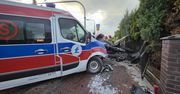Wiśniew: Poważne zderzenie karetki przewożącej pacjenta z Lexusem. Są ranni. W akcji śmigłowiec LPR