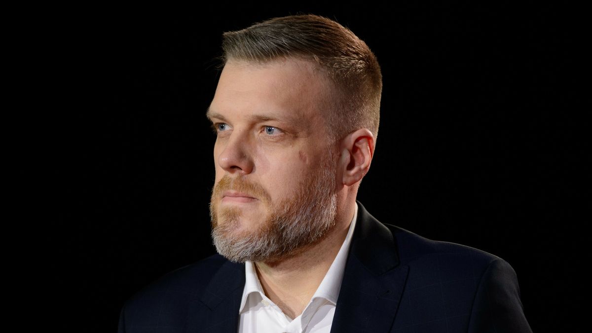 Konwencja programowa Lewicy20.02.2021 Warszawa #ZrobimyToLepiej Nowy cykl konwencji programowych Lewicy  fot. Zbyszek Kaczmarek/REPORTER n/z Adrian ZandbergZbyszek Kaczmarek/REPORTER