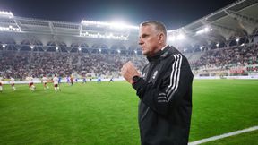 Trener ŁKS-u Łódź podziękował piłkarzom. "To pierwszy taki mecz"