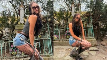 Polska influencerka PROWOKUJĄCO WYGINA SIĘ w kabaretkach przed świętą kapliczką. "Tylko Bóg może mnie sądzić". Przesada?