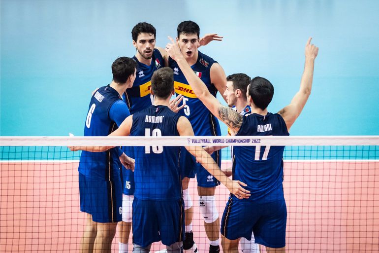 Na zdjęciu: siatkarze reprezentacji Włoch