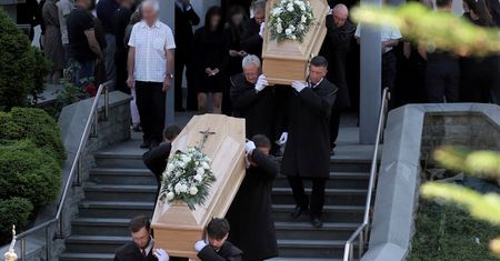 Pogrzeb Justyny i Zbigniewa ze Starej Wsi. Słowa księdza łamią serce
