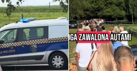 Czekali po 2 godziny na truskawki. Nagle przyjechała straż miejska