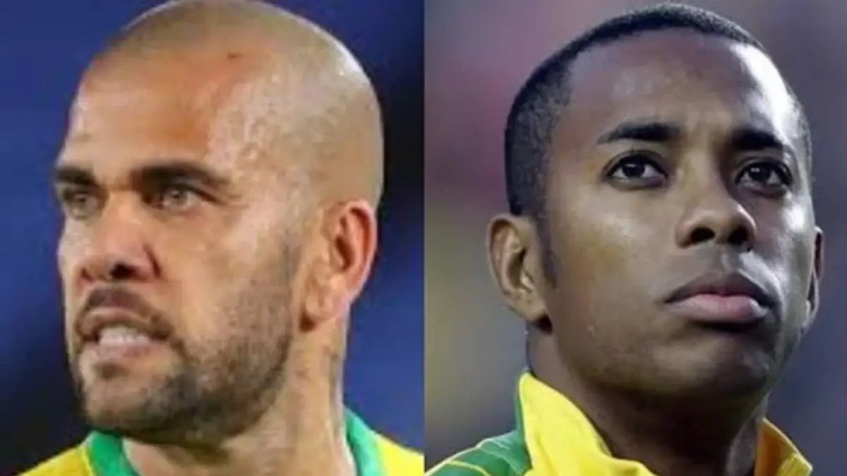 Dani Alves i Robinho grali w reprezentacji Brazylii