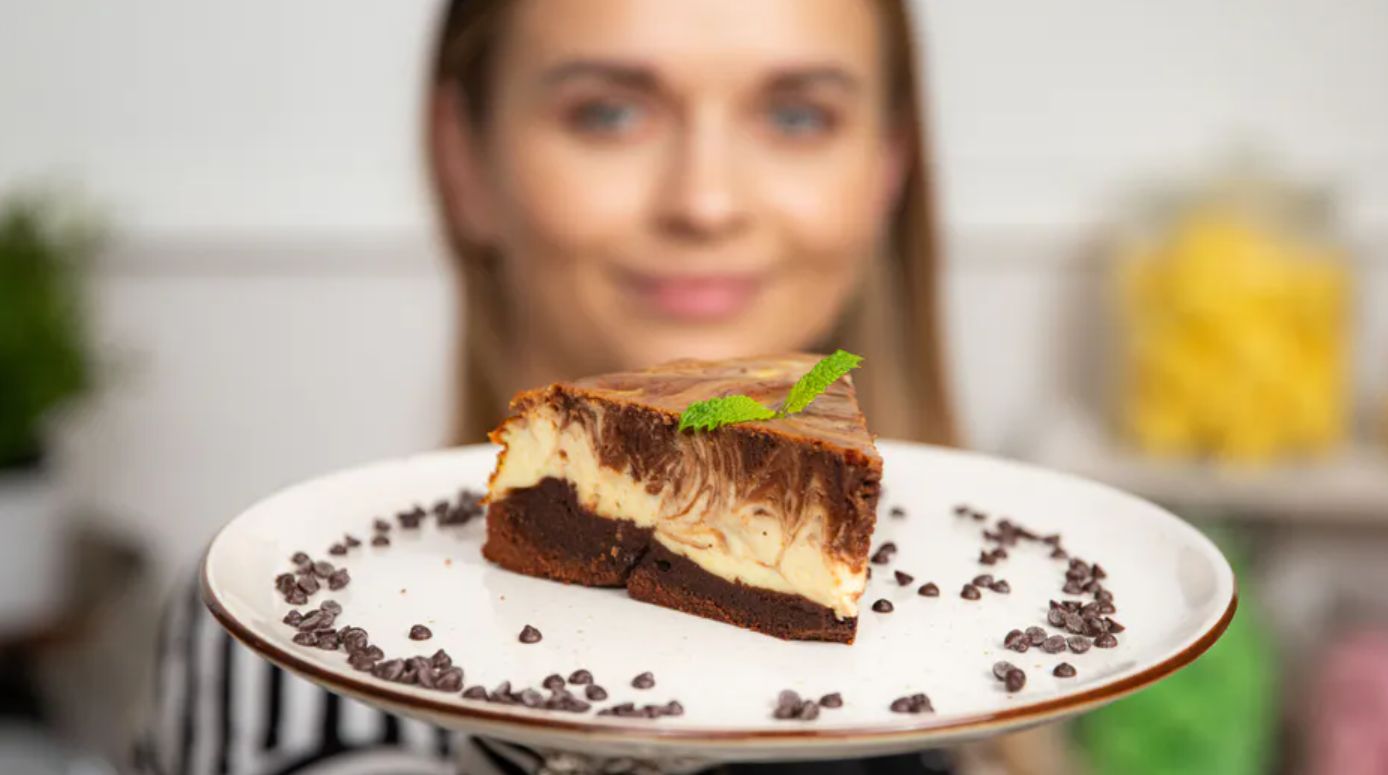 Sernikobrownie łączy oba popularne ciasta