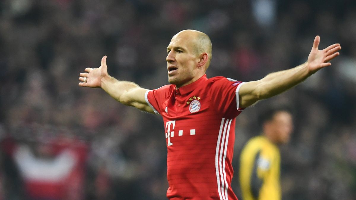 PAP/EPA / PAP/EPA/LENNART PREISS / Arjen Robben w barwach Bayernu Monachium