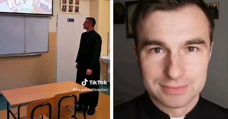 Ksiądz nie może przestać. "Czuję, że to będzie wiral"