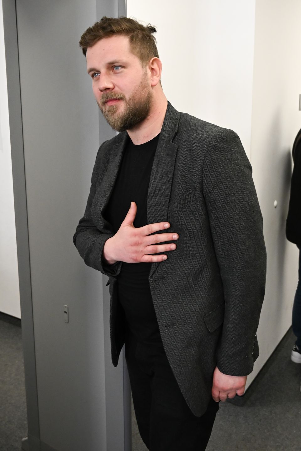 Antoni Królikowski przed rozprawą sądową