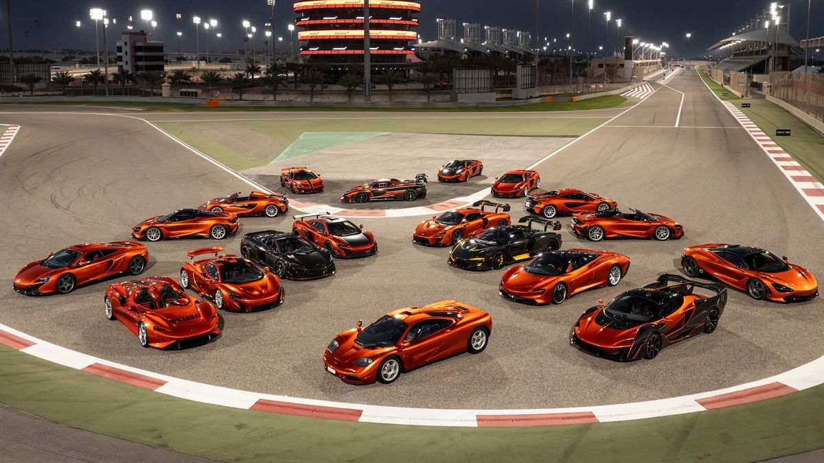 Kolekcja McLarenów na sprzedaż