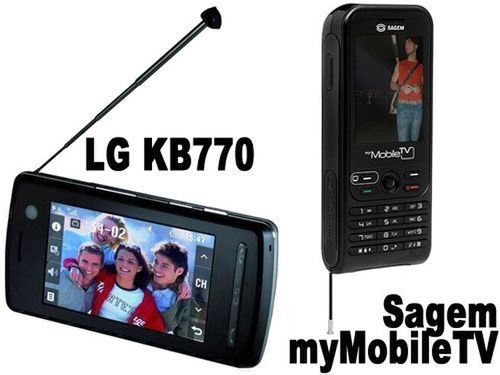 DVB-H - zestawienie telefonów do odbioru TV 4