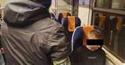 Ukrywał się przed wymiarem sprawiedliwości. Wpadł w pociągu