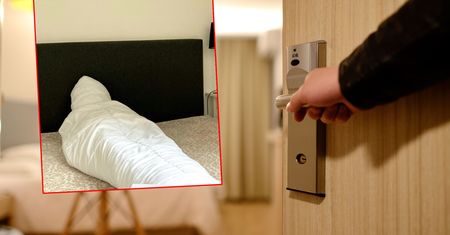 "Przerażający" widok w hotelu. Po chwili wiedziała, kto za tym stoi
