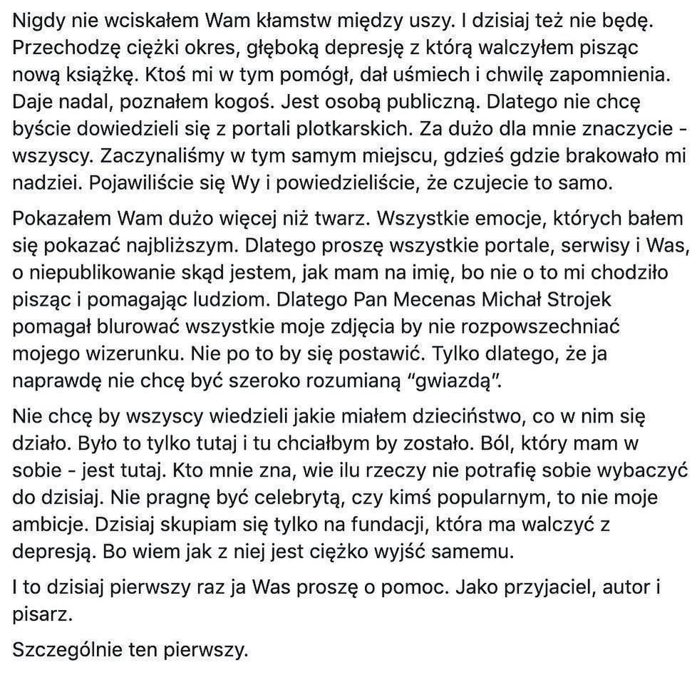 wpis Żurnalisty o Dorocie Gardias