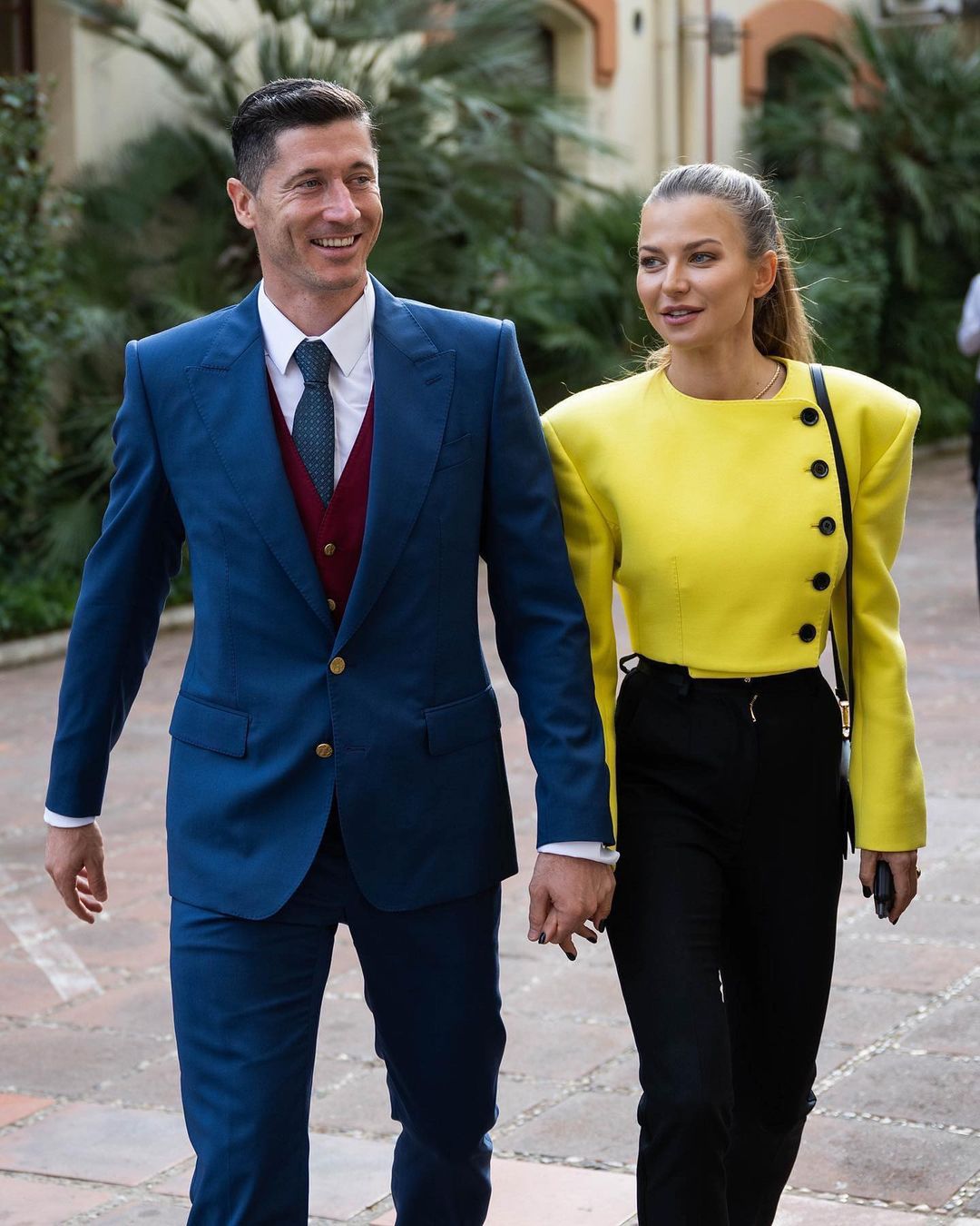 Anna Lewandowska i Robert Lewandowski gala Złotego Buta 2021/2022