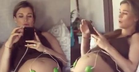 Joanna Krupa pokazała, jak puszcza dziecku w brzuchu muzykę: "Tak wyglądają moje niedziele"