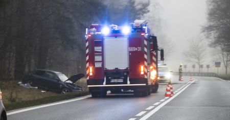 Dachowanie audi na DK 11