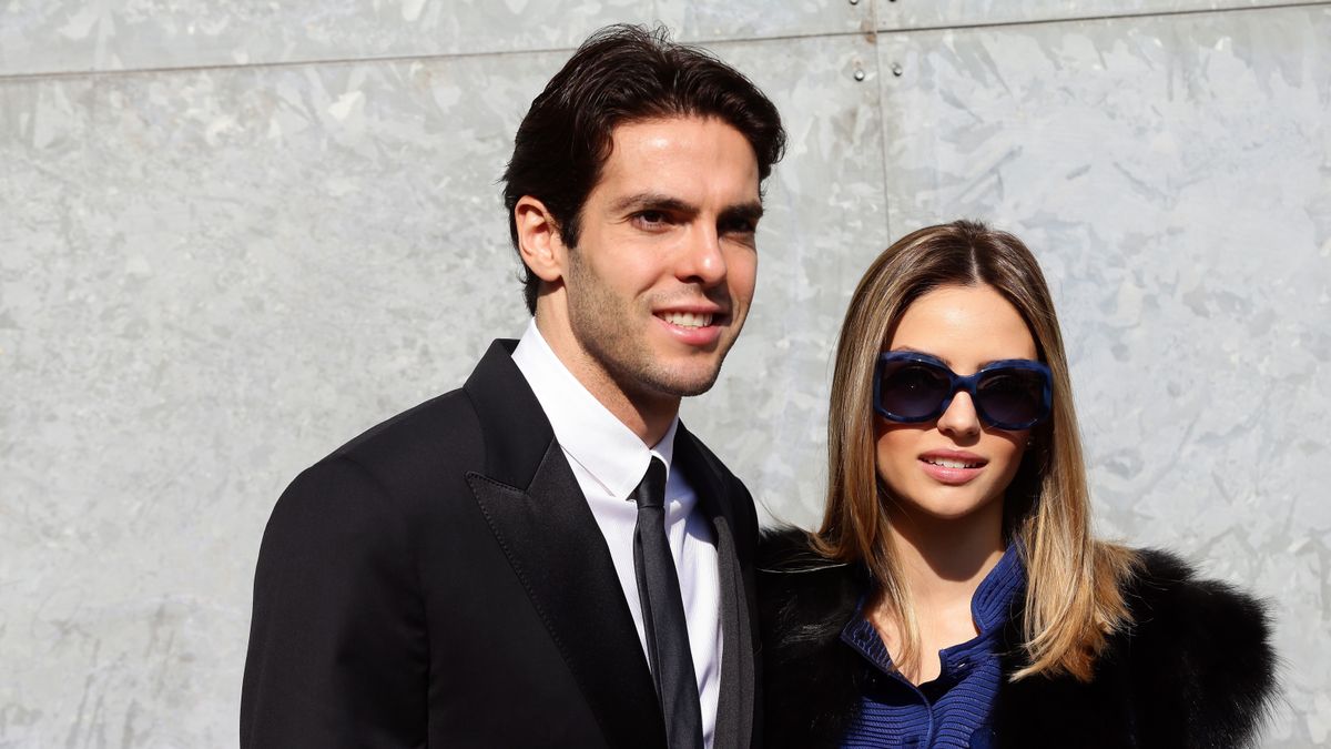 Na zdjęciu Kaka i jego była żona Caroline Celico 