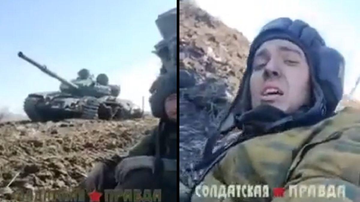 Rozbita rosyjska kolumna  