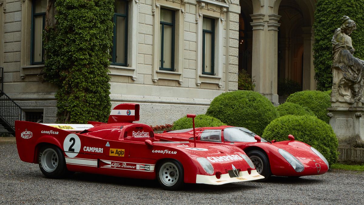 Alfa Romeo 33 podczas wydarzenia w Villa d'Este
