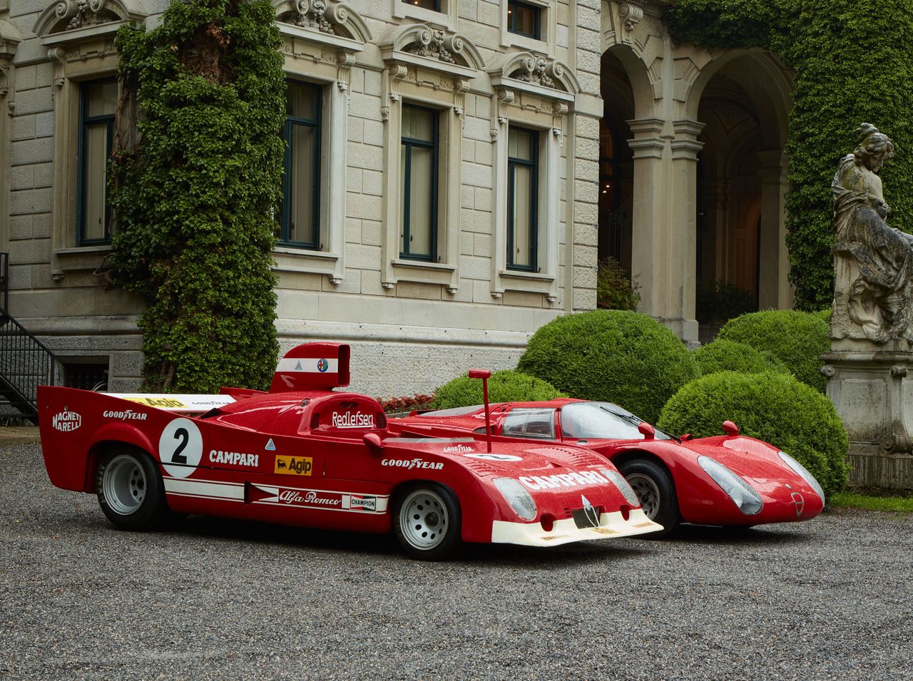 Alfa Romeo 33 podczas wydarzenia w Villa d'Este