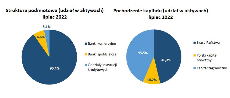 Dane miesięczne sektora bankowego według stanu na 31 lipca 2022 