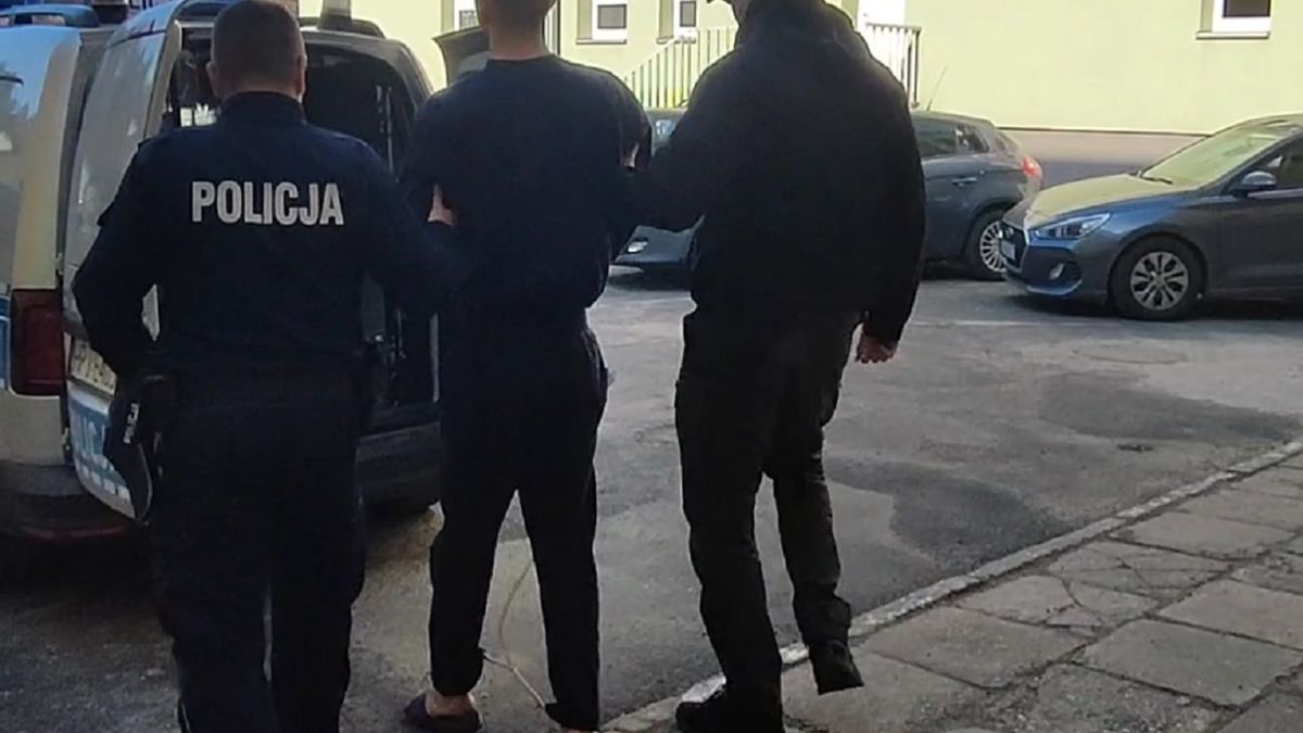 Policja zatrzymała 28-latka.