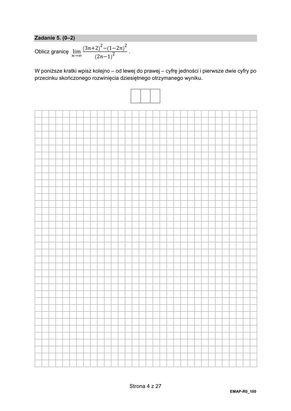 Matura 2021 z matematyki. Poziom rozszerzony