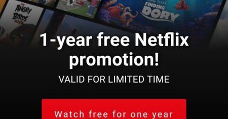 Netflix za darmo przez rok - uważajcie, to oszustwo
