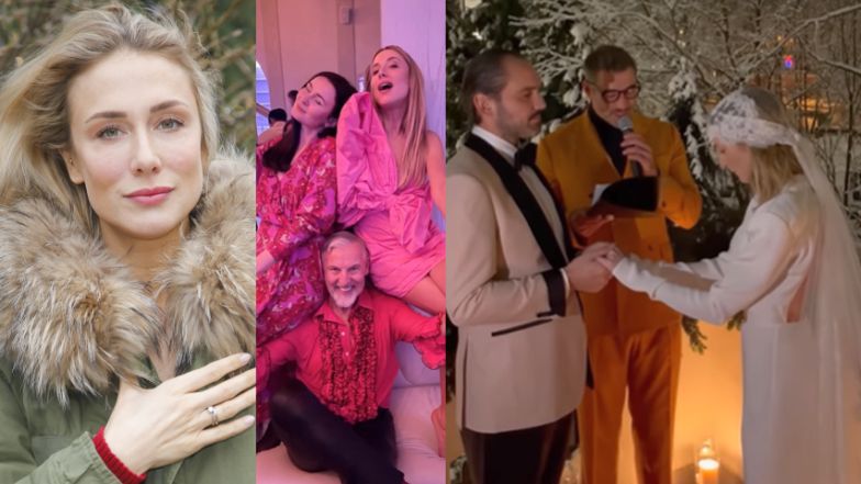 Natalia Klimas wciąż egzaltuje się ślubem Lary Gessler i Piotra Szeląga
