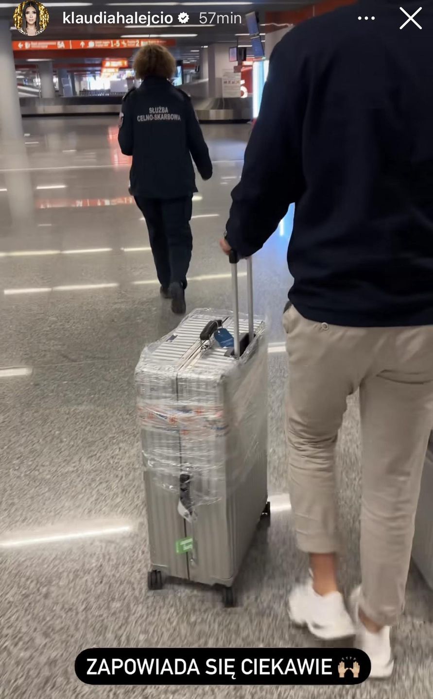 Klaudia Halejcio i jej narzeczony zostali zatrzymani za przemyt