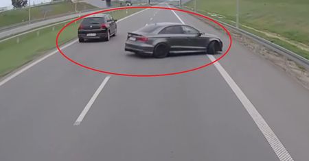 Policja zobaczyła głośne nagranie z S14 z woj. łódzkiego. Oto reakcja