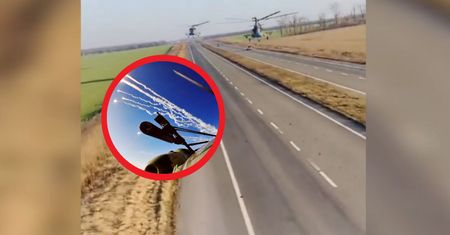 Brawurowa akcja pilotów Mi-8. Nagranie prosto z kokpitu śmigłowca