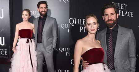 Uroczy Emily Blunt i John Krasinski na premierze filmu