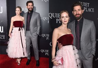 Uroczy Emily Blunt i John Krasinski na premierze filmu