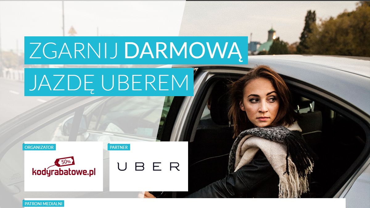 Odpowiedz na jedno pytanie i zgarnij gwarantowane 40 zł na przejazd Uberem 1