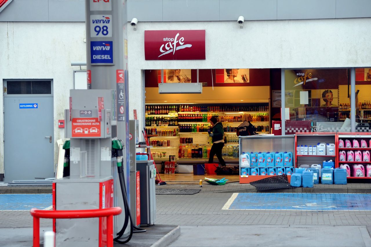 Rymań. Są wyniki badań kobiety, która zdemolowała stację paliw