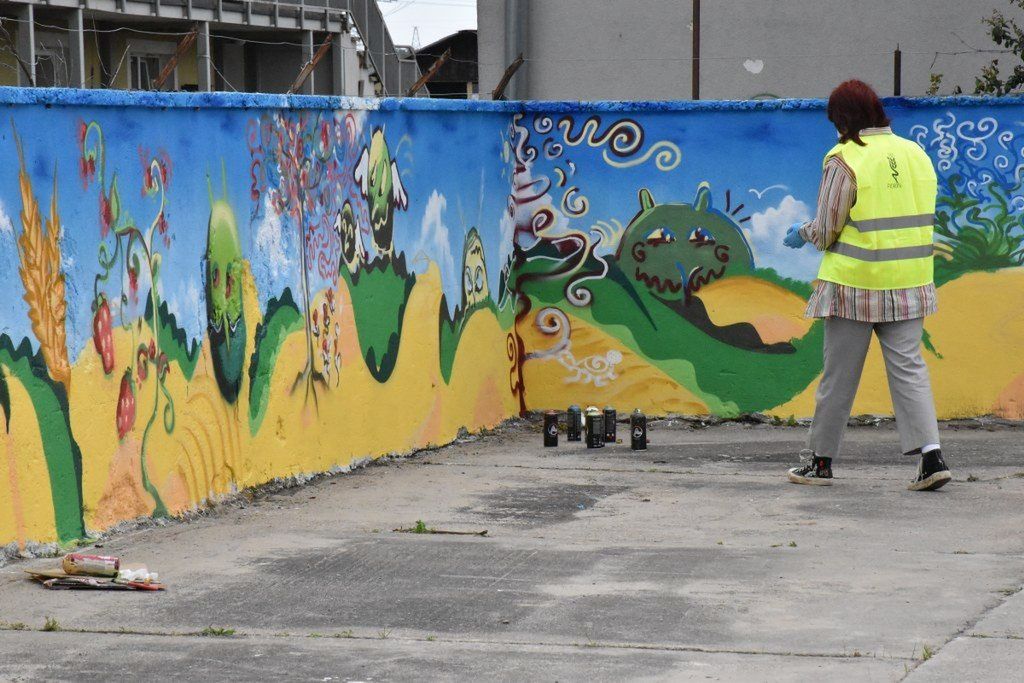 Nowy mural w Koszalinie