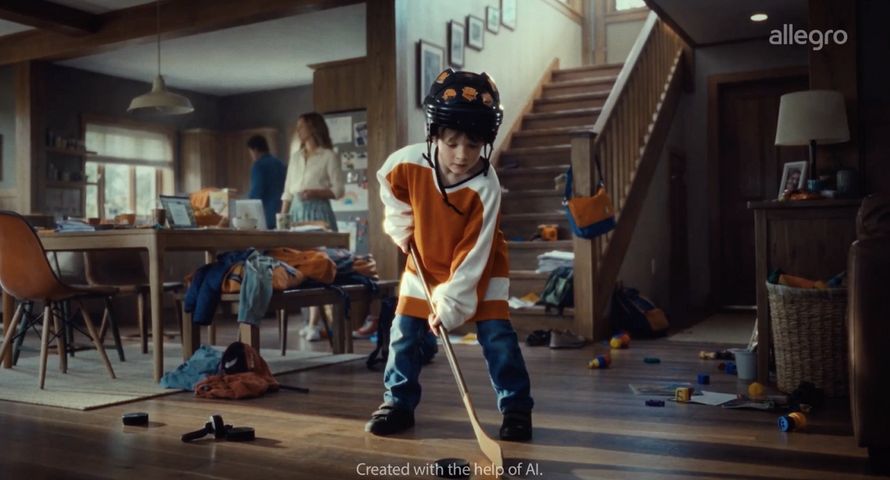 TBWA Warszawa stworzyła dla Allegro spot w 5 dni. Dzięki sztucznej inteligencji