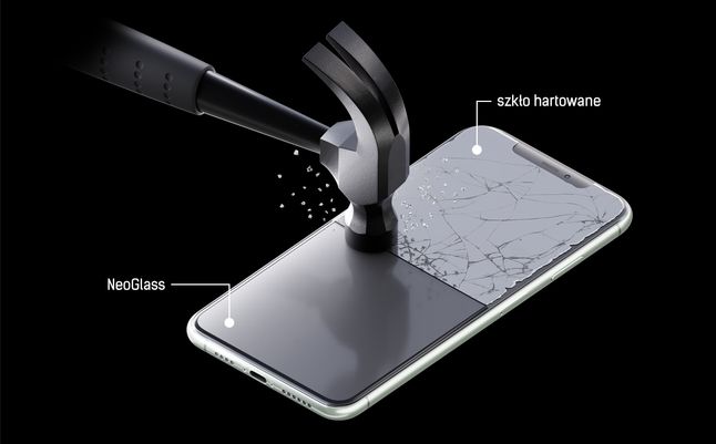 3MK NeoGlass w porównaniu do zwykłego szkła