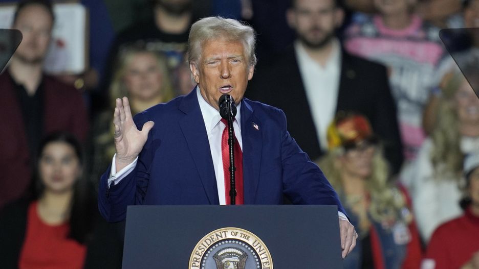 Donald Trump w Nevadzie
President Donald Trump speaks about the economy during an event at the Circa Resort and Casino in Las Vegas, Saturday, Jan. 25, 2025. (AP Photo/John Locher)
John Locher