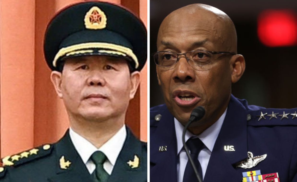 Gen. Liu Zhenli i gen. Charles Q. Brown 