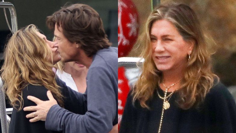 NATURALNA Jennifer Aniston śle uśmiechy na urlopie i obdarowuje przyjaciół czułościami (ZDJĘCIA)