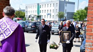 Pogrzeb Ireny Starczewskiej, wieloletniej prezes Banku Spółdzielczego "Pałuki" w Żninie